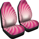 Pink Whirlpool Spiral Print Universal Fit Car Seat Covers 102422