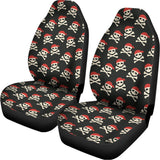 Pirate Skull Crossbones Pattern Print Universal Fit Car Seat Covers 102422