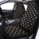Pirate Skull Symbol Pattern Print Universal Fit Car Seat Covers 102422