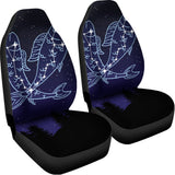 Pisces Constellation Print Universal Fit Car Seat Covers 102422