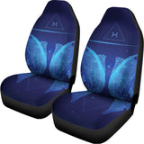 Pisces Horoscope Sign Print Universal Fit Car Seat Covers 102422
