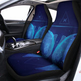Pisces Horoscope Sign Print Universal Fit Car Seat Covers 102422