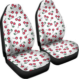 Pixel Cherry Pattern Print Universal Fit Car Seat Covers 102422