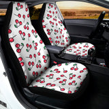 Pixel Cherry Pattern Print Universal Fit Car Seat Covers 102422