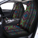 Pixel Ethnic Pattern Print Universal Fit Car Seat Covers 102422