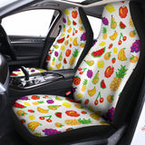 Pixel Fruits Pattern Print Universal Fit Car Seat Covers 102422