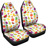 Pixel Fruits Pattern Print Universal Fit Car Seat Covers 102422