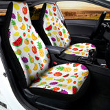 Pixel Fruits Pattern Print Universal Fit Car Seat Covers 102422