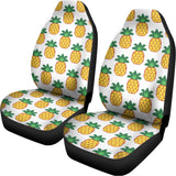 Pixel Pineapple Pattern Print Universal Fit Car Seat Covers 102422