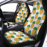 Pixel Pineapple Pattern Print Universal Fit Car Seat Covers 102422
