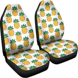 Pixel Pineapple Pattern Print Universal Fit Car Seat Covers 102422
