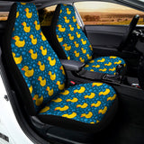Pixel Rubber Duck Pattern Print Universal Fit Car Seat Covers 102422