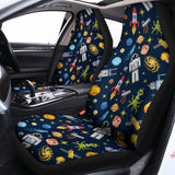 Pixel Space Pattern Print Universal Fit Car Seat Covers 102422