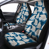 Polar Bear On Ice Pattern Print Universal Fit Car Seat Covers 102422