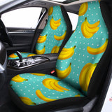 Polka Dot Banana Pattern Print Universal Fit Car Seat Covers 102422