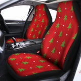 Polka Dot Christmas Tree Pattern Print Universal Fit Car Seat Covers 102422