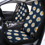Polka Dot Daisy Floral Pattern Print Universal Fit Car Seat Covers 102422
