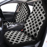 Polka Dot Knitted Pattern Print Universal Fit Car Seat Covers 102422