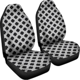 Polka Dot Knitted Pattern Print Universal Fit Car Seat Covers 102422