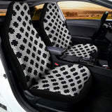 Polka Dot Knitted Pattern Print Universal Fit Car Seat Covers 102422