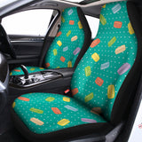 Polka Dot Macaron Pattern Print Universal Fit Car Seat Covers 102422