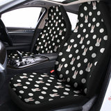Polka Dot Rabbit Pattern Print Universal Fit Car Seat Covers 102422