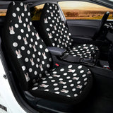 Polka Dot Rabbit Pattern Print Universal Fit Car Seat Covers 102422