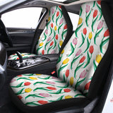 Polygon Tulip Pattern Print Universal Fit Car Seat Covers 102422