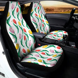 Polygon Tulip Pattern Print Universal Fit Car Seat Covers 102422