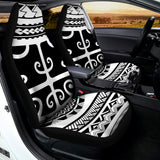 Polynesian Tribal Tattoo Pattern Print Universal Fit Car Seat Covers 102422