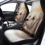 Poodle Portrait Print Universal Fit Car Seat Covers 102422