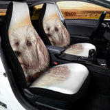 Poodle Portrait Print Universal Fit Car Seat Covers 102422