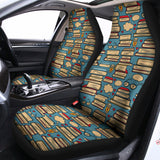Pop Art Books Pattern Print Universal Fit Car Seat Covers 102422