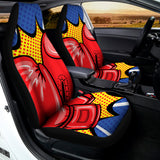Pop Art Boxing Gloves Print Universal Fit Car Seat Covers 102422