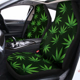 Pot Leaf Pattern Print Universal Fit Car Seat Covers 102422