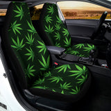 Pot Leaf Pattern Print Universal Fit Car Seat Covers 102422