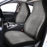 Prince of Wales Check Pattern Print Universal Fit Car Seat Covers 102422