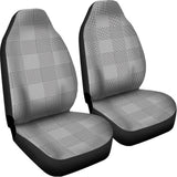 Prince of Wales Check Pattern Print Universal Fit Car Seat Covers 102422