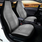 Prince of Wales Check Pattern Print Universal Fit Car Seat Covers 102422