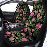 Protea Floral Pattern Print Universal Fit Car Seat Covers 102422
