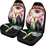 Protea Flower Print Universal Fit Car Seat Covers 102422