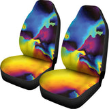 Psychedelic Acid Print Universal Fit Car Seat Covers 102422