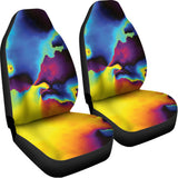 Psychedelic Acid Print Universal Fit Car Seat Covers 102422