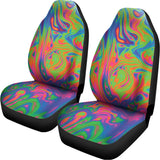 Psychedelic Bubble Print Universal Fit Car Seat Covers 102422