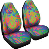 Psychedelic Bubble Print Universal Fit Car Seat Covers 102422