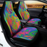 Psychedelic Bubble Print Universal Fit Car Seat Covers 102422