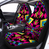 Psychedelic Ethnic Trippy Print Universal Fit Car Seat Covers 102422