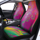 Psychedelic Formed Print Universal Fit Car Seat Covers 102422