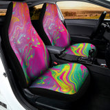 Psychedelic Formed Print Universal Fit Car Seat Covers 102422