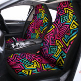 Psychedelic Funky Pattern Print Universal Fit Car Seat Covers 102422